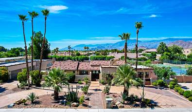 Early California Ranch Style Estate: Tennis Court and Four Car Garage