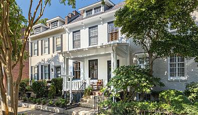 Stunning White Brick Rowhouse