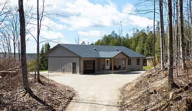 ** SOLD! **  Custom Bungalow on 5 Acre Saugeen River Ravine Lot